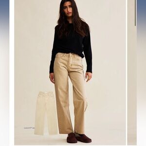 Parke Camel Straight Leg